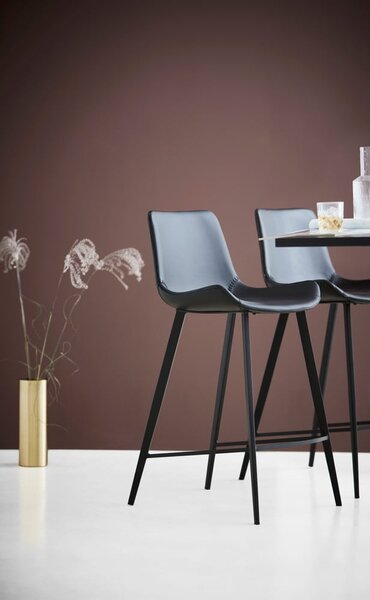 Sedia da bar in similpelle nera DAN-FORM Danimarca , altezza 101 cm Hype - DAN-FORM Denmark