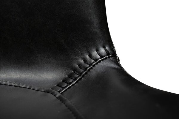 Sedia da bar in similpelle nera DAN-FORM Danimarca , altezza 91 cm Hype - DAN-FORM Denmark