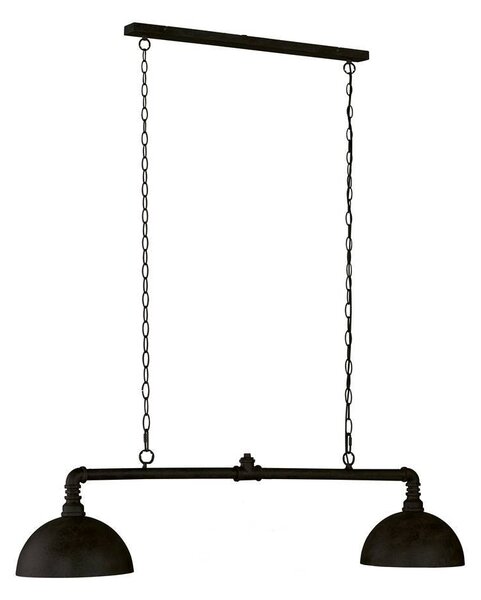 FISCHER & HONSEL Lampada a sospensione LEITUNG LB 87x25 cm nera