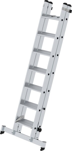 Scaletta a 2 sezioni con gradini nivello® traverse 2x7