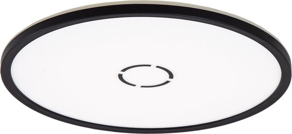 Lampada da soffitto a LED Lampada da soffitto ultrapiatta 22 W 4000K bianco-nero Ø 42cm Briloner
