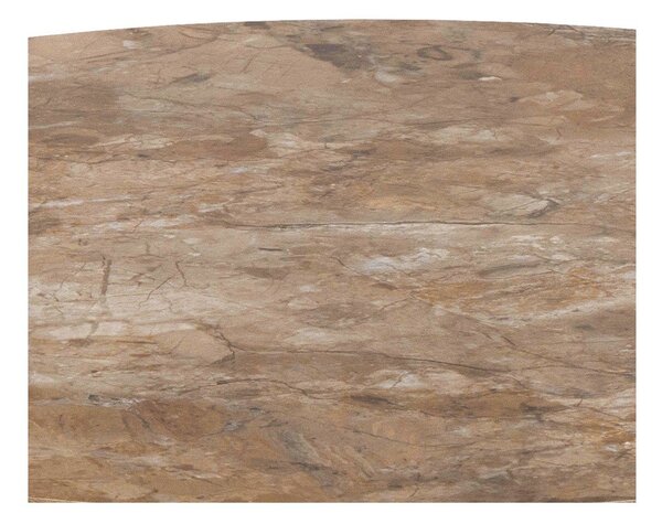 Tavolino da salotto rotondo marrone con piano in ceramica ø 60 cm Malta – Actona