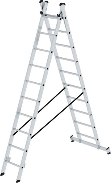 Scala multiuso a 2 pioli con traversa nivello® 2x10 pioli