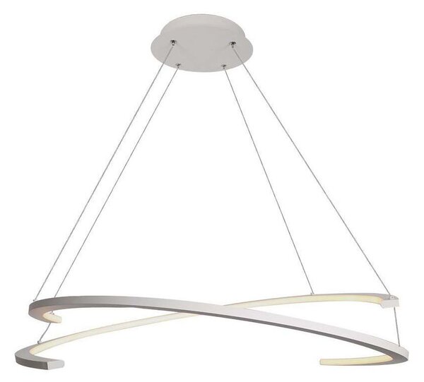 Lampada a sospensione LED VT-7908 bianca 48W, bianco neutro 5150 lm, metallo, dimensioni: 120x84x84 cm, IP20, V-TAC