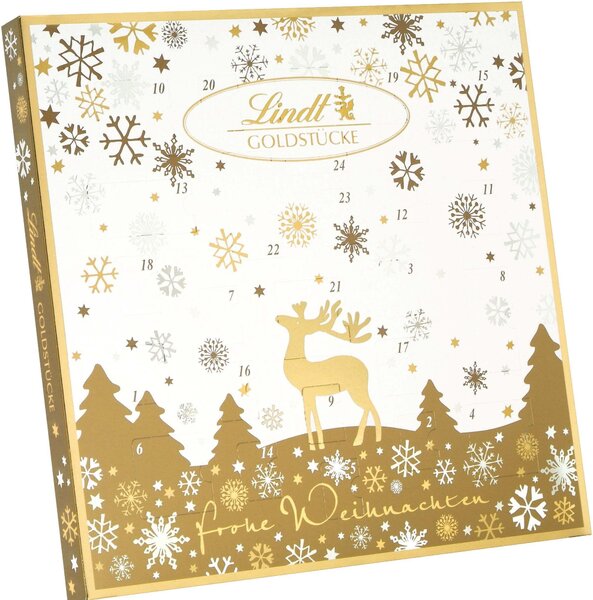 Lindt Calendario dell'Avvento Pezzi d'oro da mettere 9 assortiti 156g