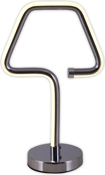Loop Line lampada da tavolo LED cromo