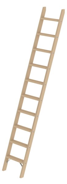Scaletta in legno senza traversa 10 gradini