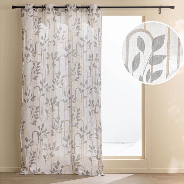 Tenda grigia 140x240 cm Roseris – douceur d'intérieur
