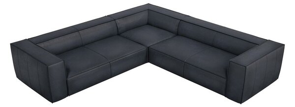 Divano angolare in pelle blu scuro (variabile) Madame - Windsor & Co Sofas