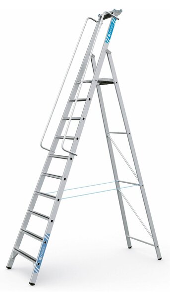 Scaletta LM con piattaforma 10 gradini Z600 40479