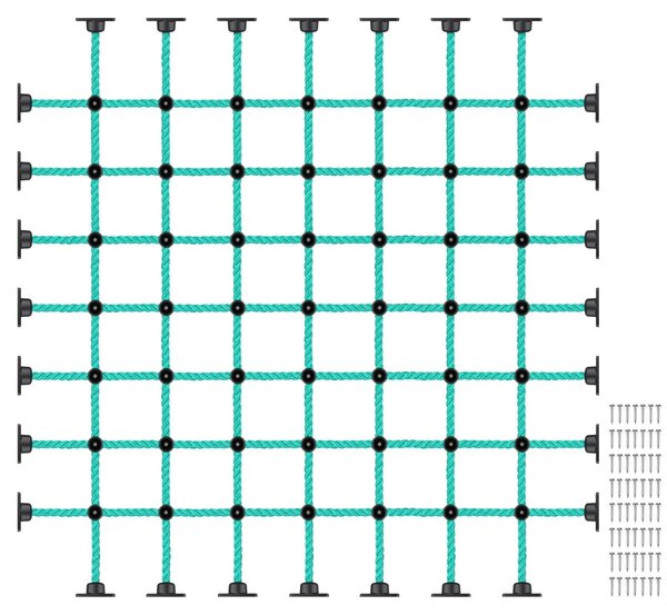 Altalena per bambini con base di installazione, 60" × 60"