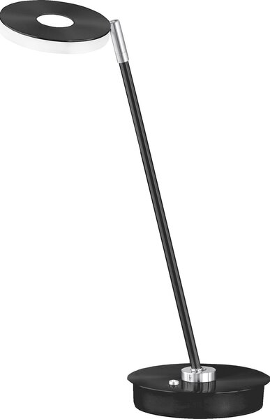 Fischer & Honsel Lampada da tavolo a LED DENT nero 46 cm
