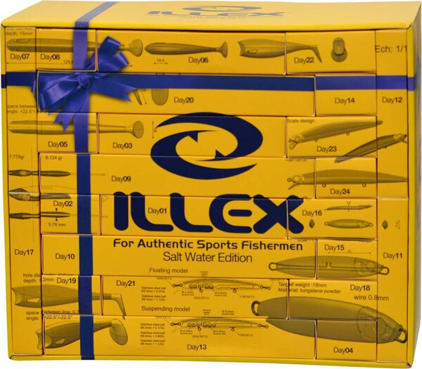 Calendario dell'Avvento Illex 2024 SW - Calendario dell'Avvento d'acqua salata