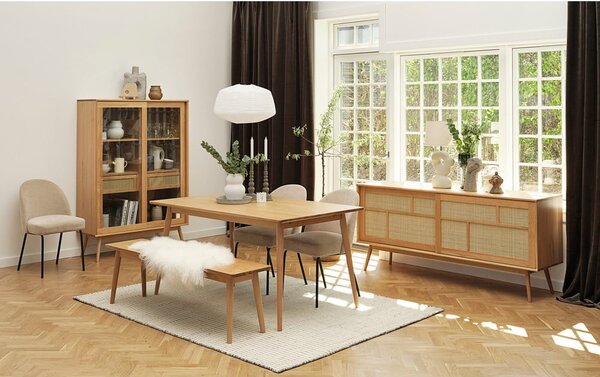 Panchina di colore naturale Barrali – Unique Furniture