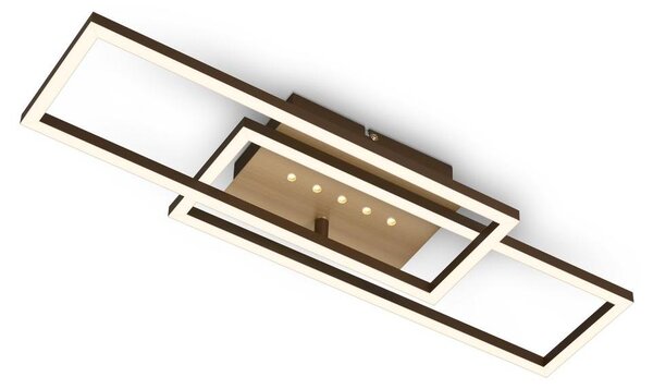 Lampada da soffitto a LED con punti LED, marrone-oro, LED/30W
