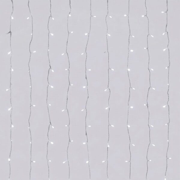 Aigostar-LED Catena luminosa natalizia da esterno 156 LED/8 funzioni 4,2x1,2m IP44 bianco freddo