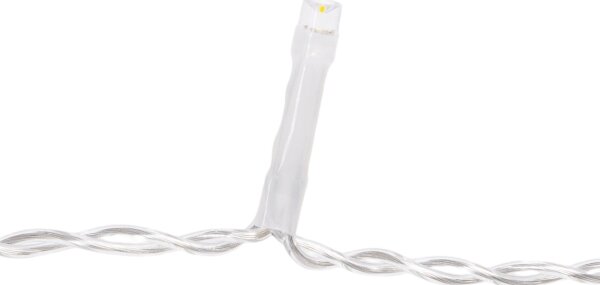 Aigostar - Catena luminosa di Natale a LED per esterni 120xLED/8 funzioni 3xAA 3,9x1,2m IP44 multicolore