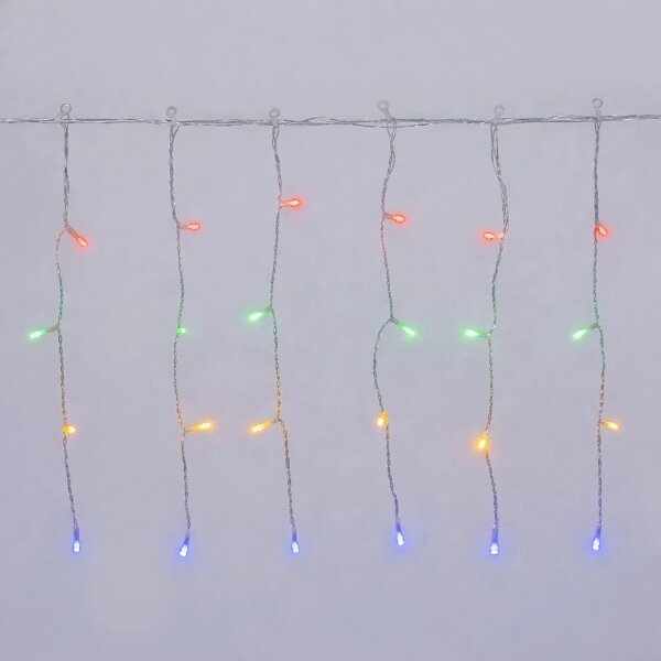 Aigostar - LED catena natalizia da esterno 200xLED/8 funzioni 3xAA 13x0,4m IP44 multicolore