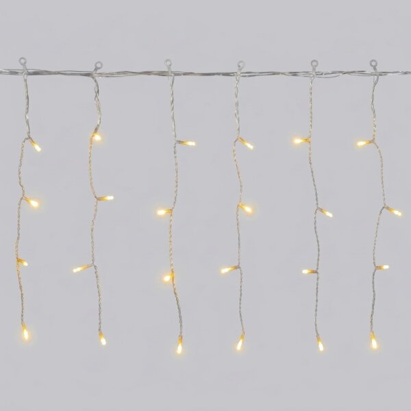 Aigostar - Catena luminosa natalizia a LED da esterno 100xLED/8 funzioni 8x0,4m IP44 bianco caldo