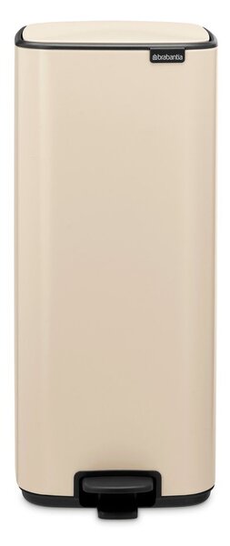 Cestino per la spazzatura beige in acciaio con pedale 30 l Bo – Brabantia