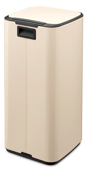 Cestino per la spazzatura beige in acciaio con pedale 30 l Bo – Brabantia