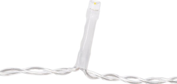 Aigostar-LED Catena luminosa natalizia per esterni 156 LED/8 funzioni 3xAA 4,2x1,2m IP44 bianco freddo