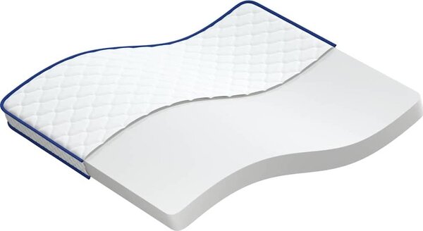 Materasso Materasso Bianco 200 x 160 x 17 cm Schiuma PU