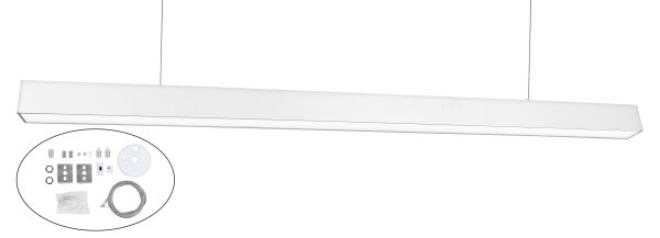 Top Light - LED Lampada da soffitto a plafone/sospensione HORIZON LED/40W/230V bianca