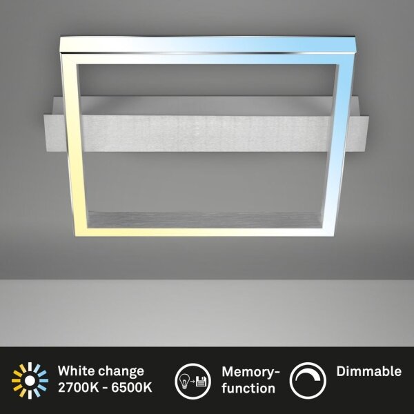 Briloner 3760-019-LED Plafoniera dimmerabile FRAME LED/23W/230V 2700-6500K 42x36 cm+telecomando
