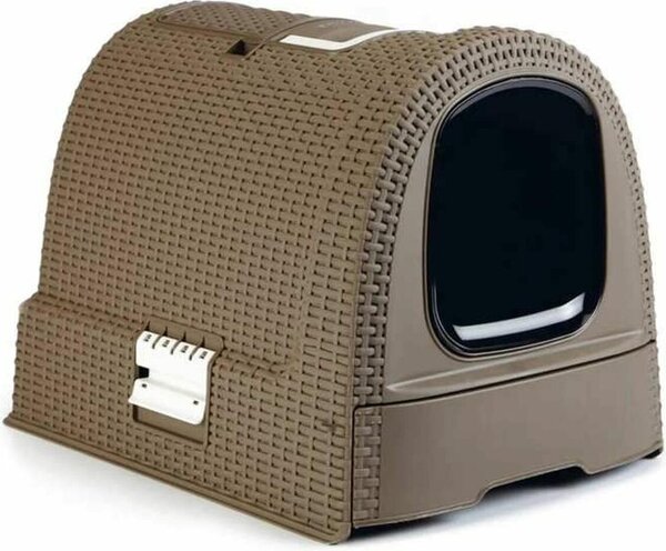 Lettiera per gatti Curver 51x38,5x39,5 cm color moka 400461