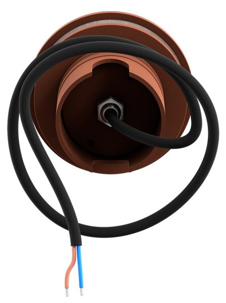 Faro LED interrato da Giardino 6W IP67 24V Luce Radente 360°- Corten Colore Bianco Naturale 4.000K