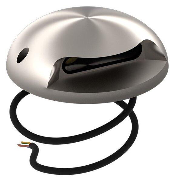 Faretto a pavimento da esterno 3W IP67 Monodirezionale - Inox Colore Bianco Naturale 4.000K