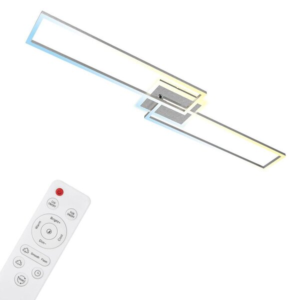 Lampada da soffitto a LED CCT WiFi Bluetooth App 40W alluminio metallo-plastica Briloner