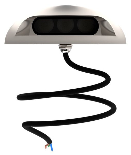 Faretto a pavimento da esterno 3W IP67 Monodirezionale - Inox Colore Bianco Naturale 4.000K