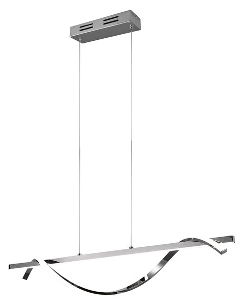 Design hanging lamp steel incl. LED 3-step dimmable - Sander