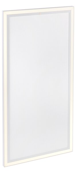 Pannello riscaldante bianco 120 cm incluso LED con telecomando - Nelia