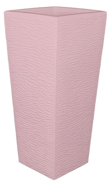 Portavaso Vaso in polietilene EGIZIO LISCIO 30x30xh 39 cm ideale per arredare al meglio sia un ambiente interno che esterno malva
