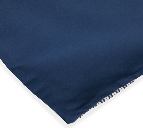 Completo Copripiumino MATRIMONIALE - 255X255 175X205 2 FEDERE 50X80 Straight BLU Raso Di Cotone Caleffi