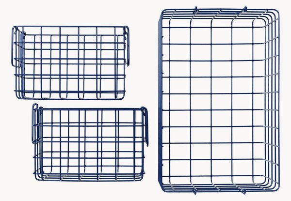 Set 3 cestini in metallo The Baskets