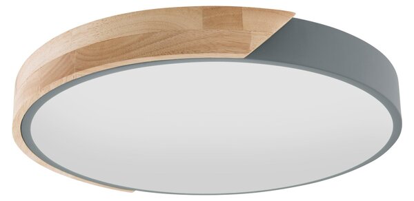 Plafoniera Borneo LED Ø31cm grigio