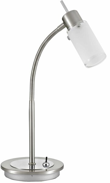 Leuchten Direkt Lampada da tavolo MAX LED 1 flg. acciaio