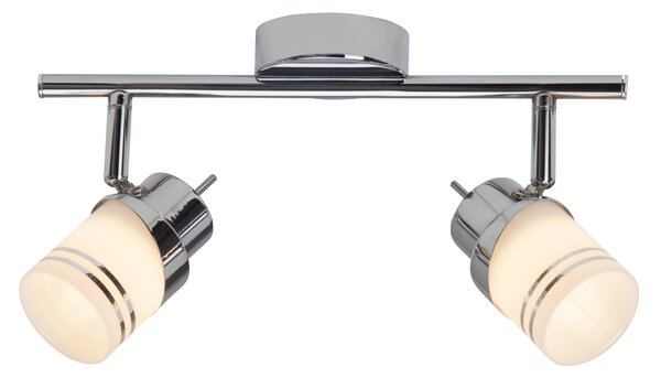 Brilliant Heda LED 5W DE 2 faretto tubolare, a 2 luci; G36813/77