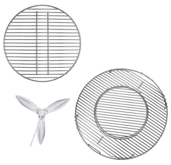 Solidchoice - Kit di ricambi per barbecue a carbone, con rotore, compatibile con Weber 57 cm - Accessori
