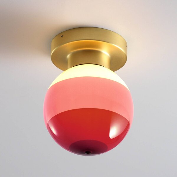 MARSET Applique da parete di design Dipping Light A2, dimmerabile, Ottone / Oro, Soggiorno / Sala da pranzo, Metallo, Design, Applique