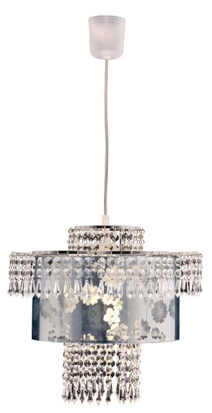 Lampada a sospensione in acrilico Näve; colore: cromo, 7048542