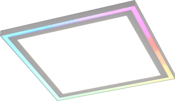Plafoniera LED, effetto arcobaleno, telecomando, L 100 cm