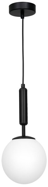 Lampadario a sospensione con filo SPIRA 1xE14/15W/230V nero