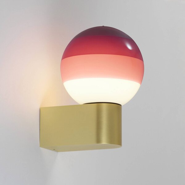 MARSET Applique da parete di design Dipping Light A1, dimmerabile, Ottone / Oro, Soggiorno / Sala da pranzo, Metallo, Design, Applique