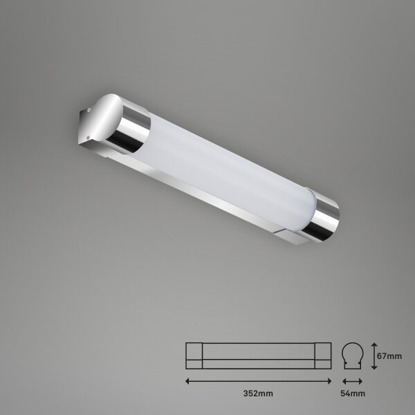 Briloner 2051-018 - Illuminazione a LED per specchi da bagno LED/8W/230V IP44