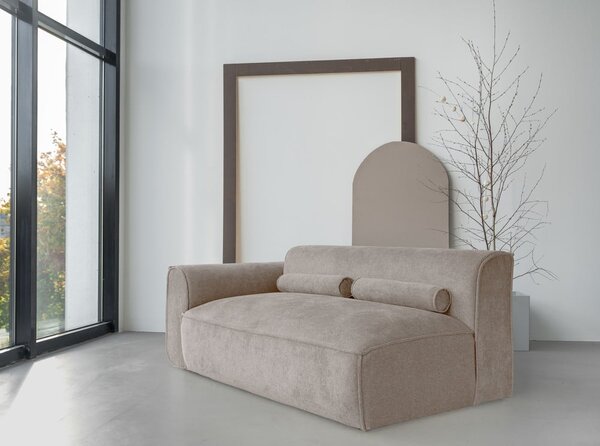 Divano componibile beige (con penisola a sinistra) Flex Felix – Miuform